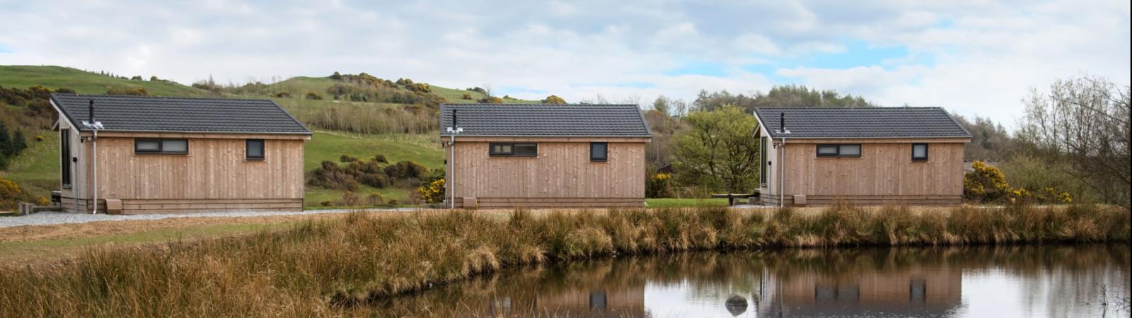 Holiday lodges at the Pond