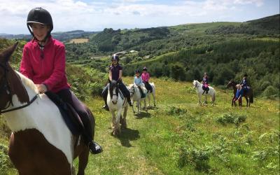 Pony trekking at Barstobrick