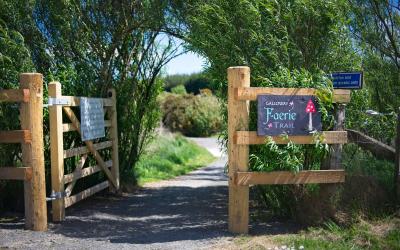 Entrance to Galloway Faerie trail