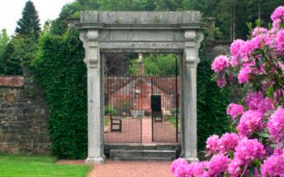 Walled garden entrance