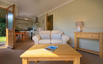 Living room and kitchen