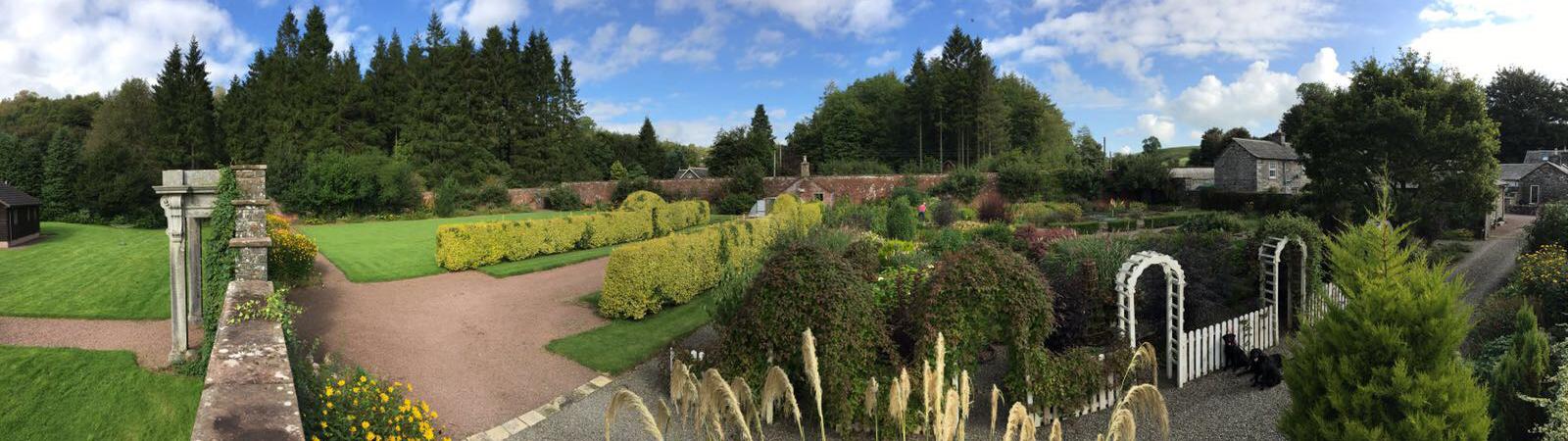 Queenshill estate walled garden